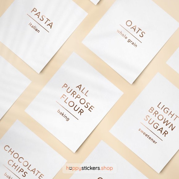 36 Labels • Avenir Minimalist Pantry for Kitchen • Organization Pantry Labels - Picture 11 of 17